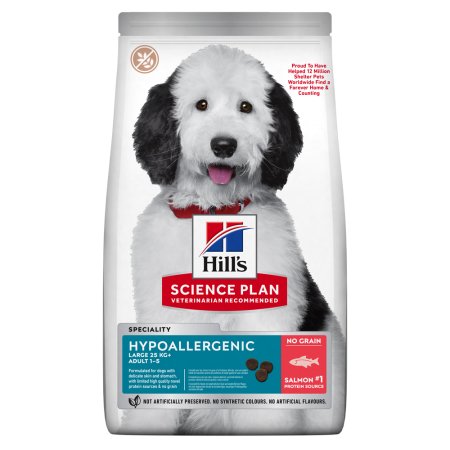 Hill’s Science Plan Hypoalergenní pro velké dospělé psy s lososem 12 kg