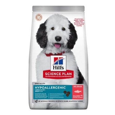 Hill’s Science Plan Hypoalergenní pro velké dospělé psy s lososem 12 kg