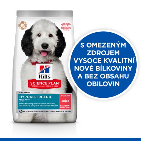 Hill’s Science Plan Hypoalergenní pro velké dospělé psy s lososem 12 kg