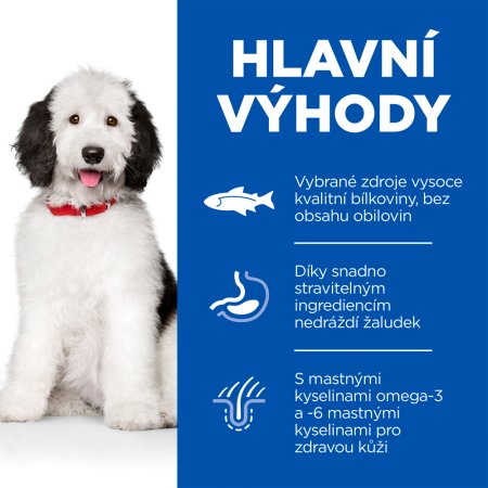 Hill’s Science Plan Hypoalergenní pro velké dospělé psy s lososem 12 kg