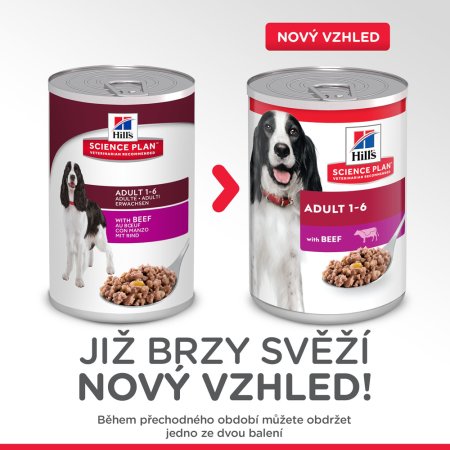 Hill’s Science Plan Canine Adult Beef Can 370 g