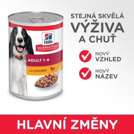 Hill’s Science Plan Canine Adult Chicken Can 370 g