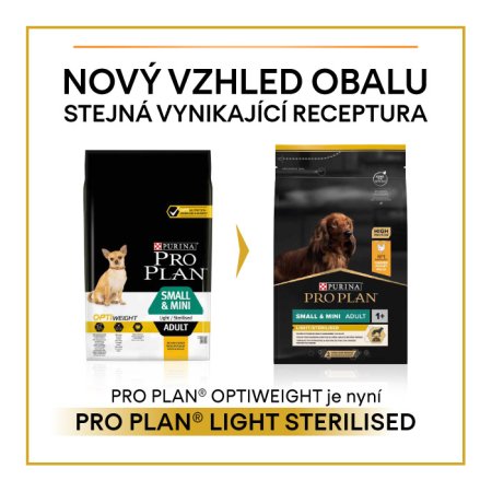 Pro Plan All Size Adult Light/Sterilised Optiweight kuře 14 + 2,5 kg