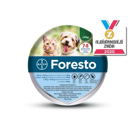 Foresto obojek pro malé psy do 8kg 38cm