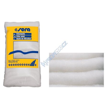 sera filtrační vata - bílá 100g