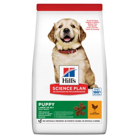 Hill’s Science Plan granule pro štěňata velkých plemen s kuřecím 14.5 kg