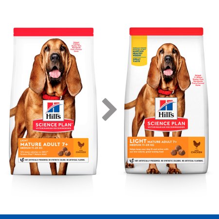 Hill’s Science Plan Canine Mature Adult 7+ Light Medium Chicken 14 kg