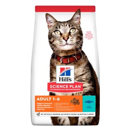 Hill’s Science Plan granule pro dospělé kočky s tuňákem 10 kg