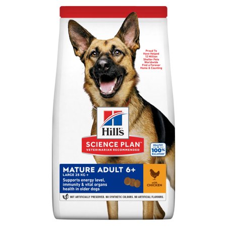 Hill’s Science Plan granule pro starší psy velkých plemen s kuřecím 18 kg