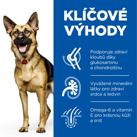 Hill’s Science Plan granule pro starší psy velkých plemen s kuřecím 18 kg