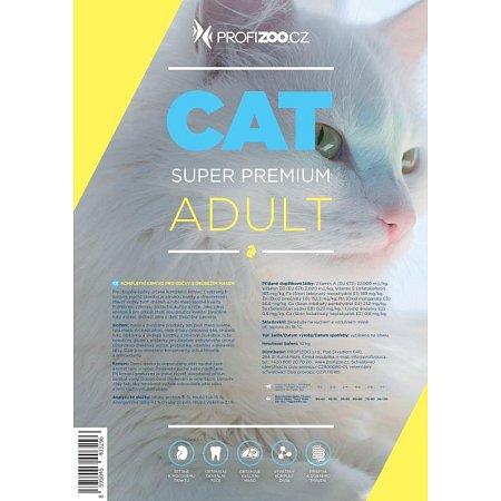 PROFIZOO Cat Super Premium Adult Chicken 10kg
